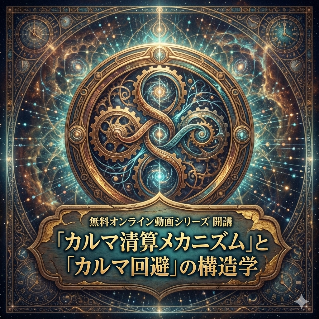 無料オンライン動画講座「カルマ清算メカニズム」と「カルマ回避」構造学